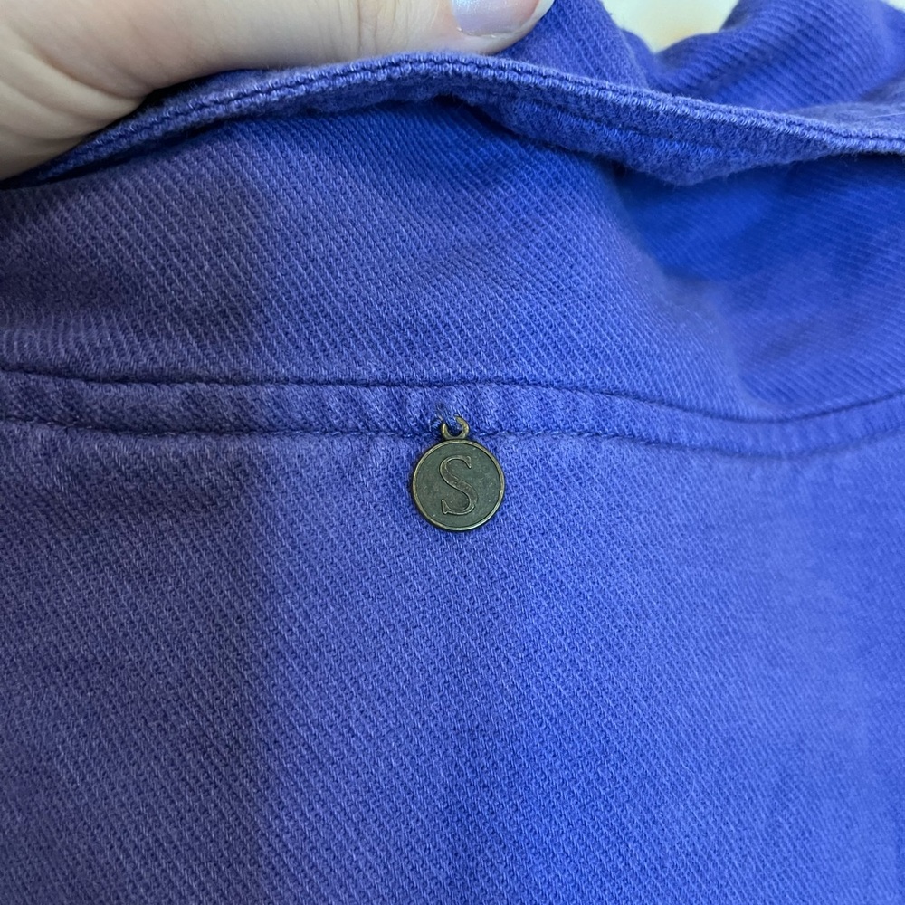 🪷 Soft Surroundings Blue/Purple Heavy Cotton Tunic - Picture 11 of 12